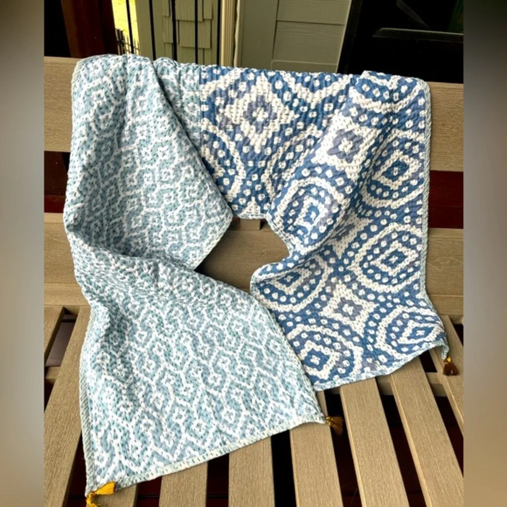 New🌟Upcycled Heritage Table Runner